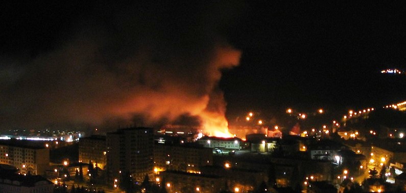 15. 11. 2010 - Požár za Cihelnou